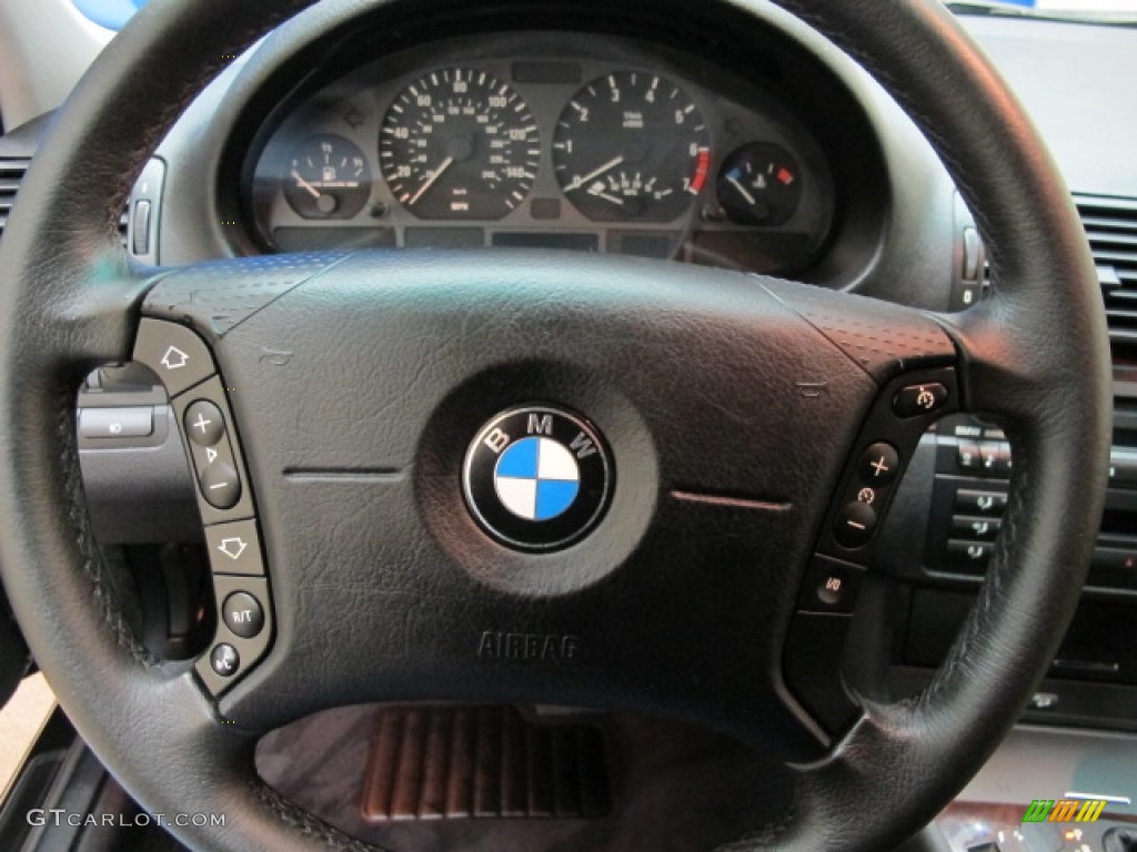 2002 3 Series 325xi Sedan - Jet Black / Black photo #32