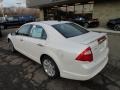 2012 White Platinum Tri-Coat Ford Fusion SEL V6 AWD  photo #2