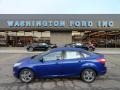 2012 Sonic Blue Metallic Ford Focus SE Sport Sedan  photo #1