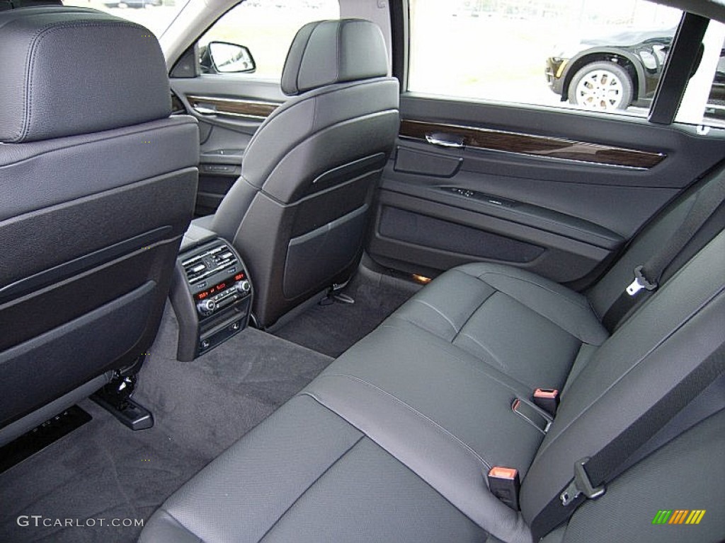 2012 BMW 7 Series 740Li Sedan Rear Seat Photo #61405495