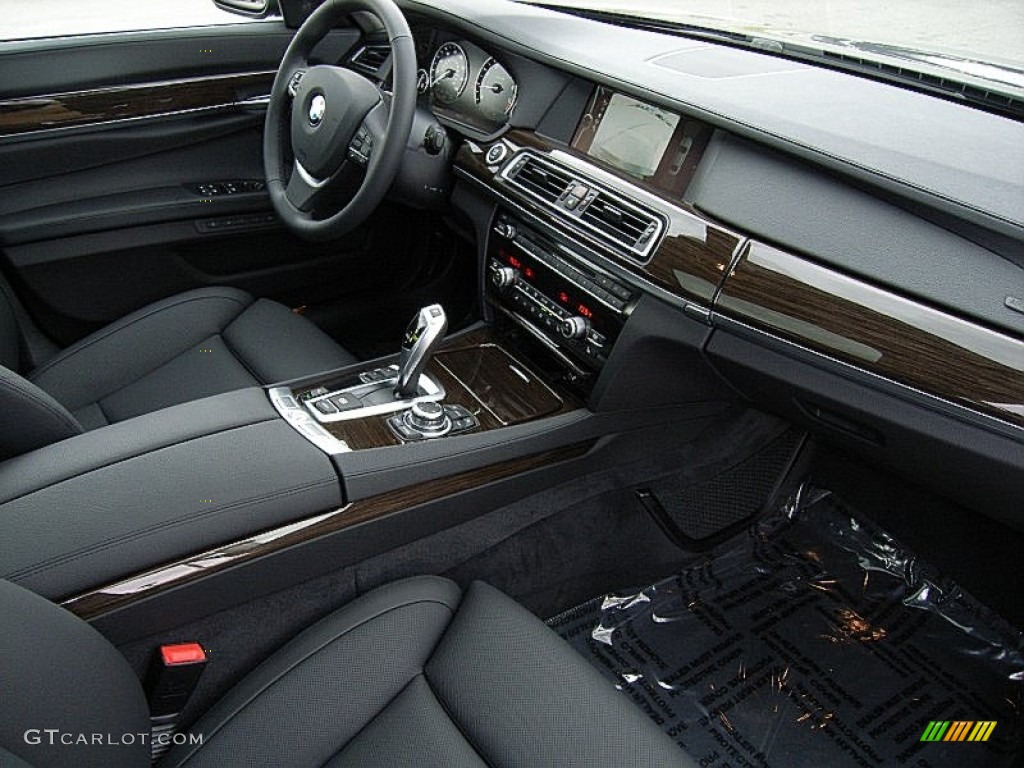 2012 BMW 7 Series 740Li Sedan Black Dashboard Photo #61405509