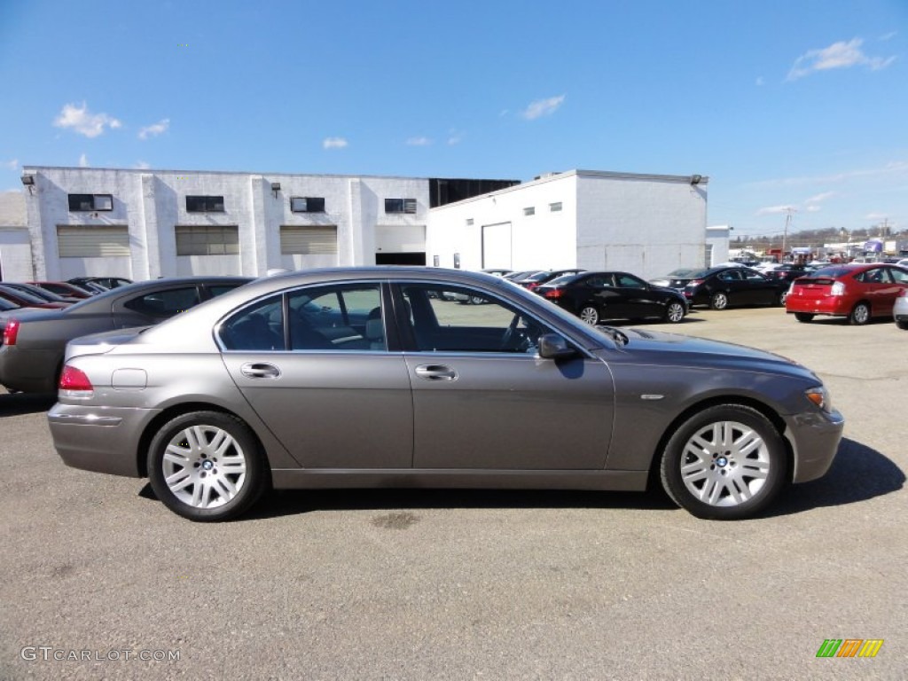 2006 7 Series 750i Sedan - Titanium Grey Metallic / Black/Black photo #8