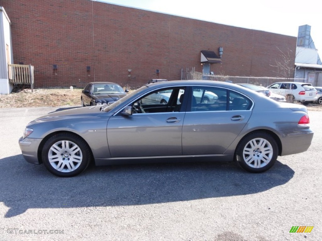 2006 7 Series 750i Sedan - Titanium Grey Metallic / Black/Black photo #12