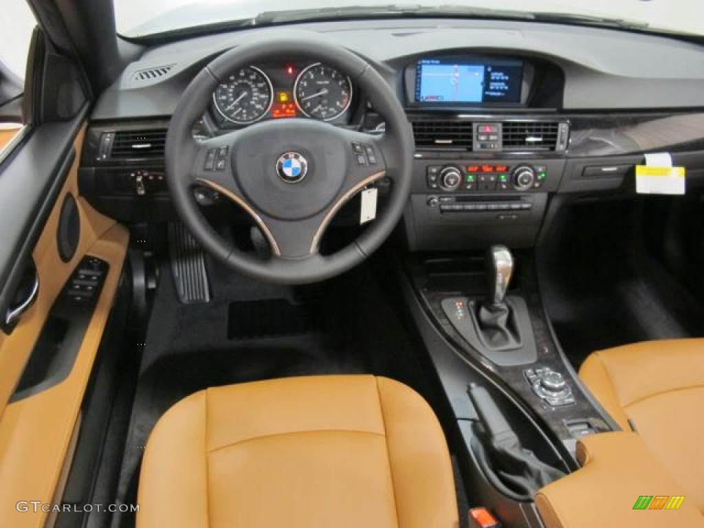 2012 3 Series 328i Convertible - Black Sapphire Metallic / Saddle Brown photo #7