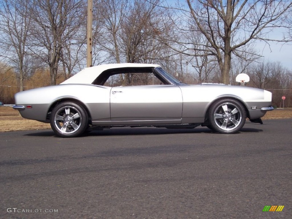 1968 Camaro Convertible - Blade Silver Metallic / Pearl Parchment Houndstooth photo #4