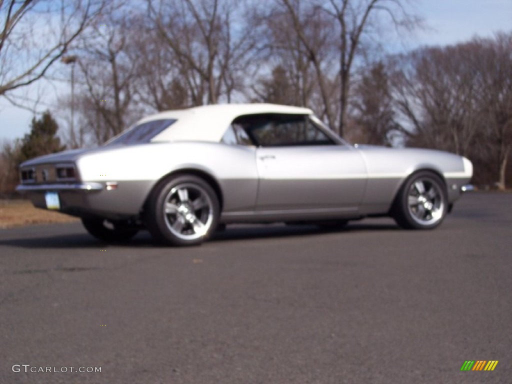 1968 Camaro Convertible - Blade Silver Metallic / Pearl Parchment Houndstooth photo #6