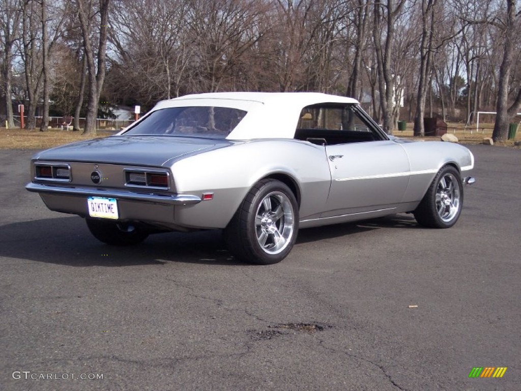 1968 Camaro Convertible - Blade Silver Metallic / Pearl Parchment Houndstooth photo #7