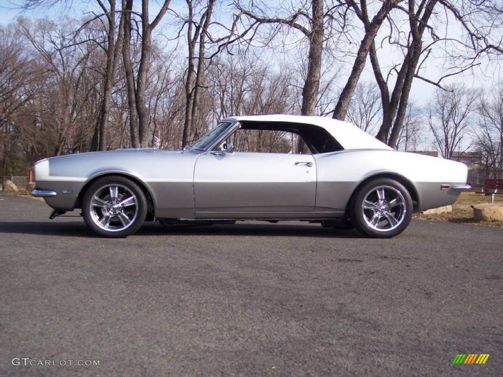 1968 Camaro Convertible - Blade Silver Metallic / Pearl Parchment Houndstooth photo #16