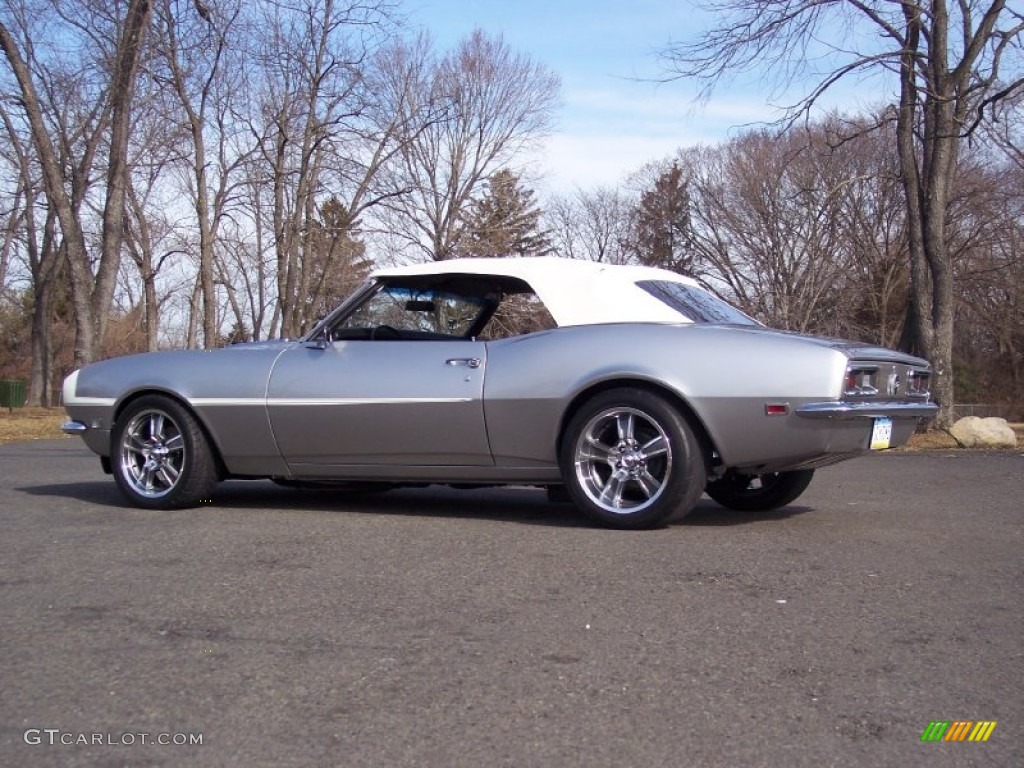 1968 Camaro Convertible - Blade Silver Metallic / Pearl Parchment Houndstooth photo #18