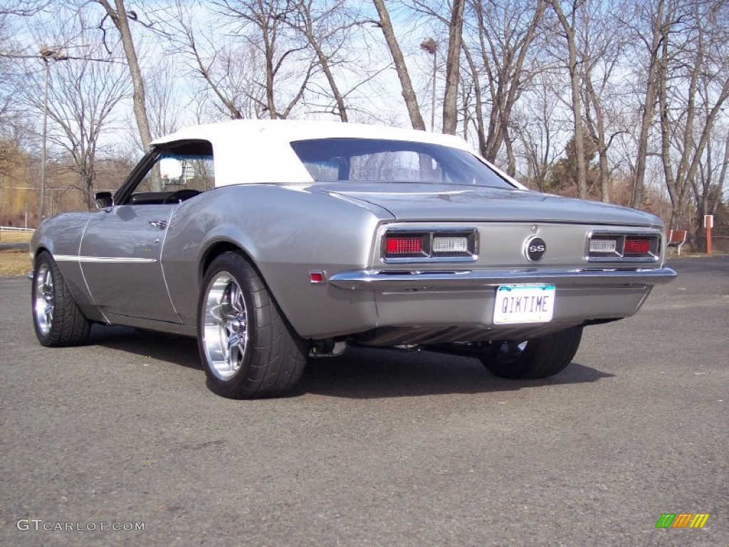 1968 Camaro Convertible - Blade Silver Metallic / Pearl Parchment Houndstooth photo #20