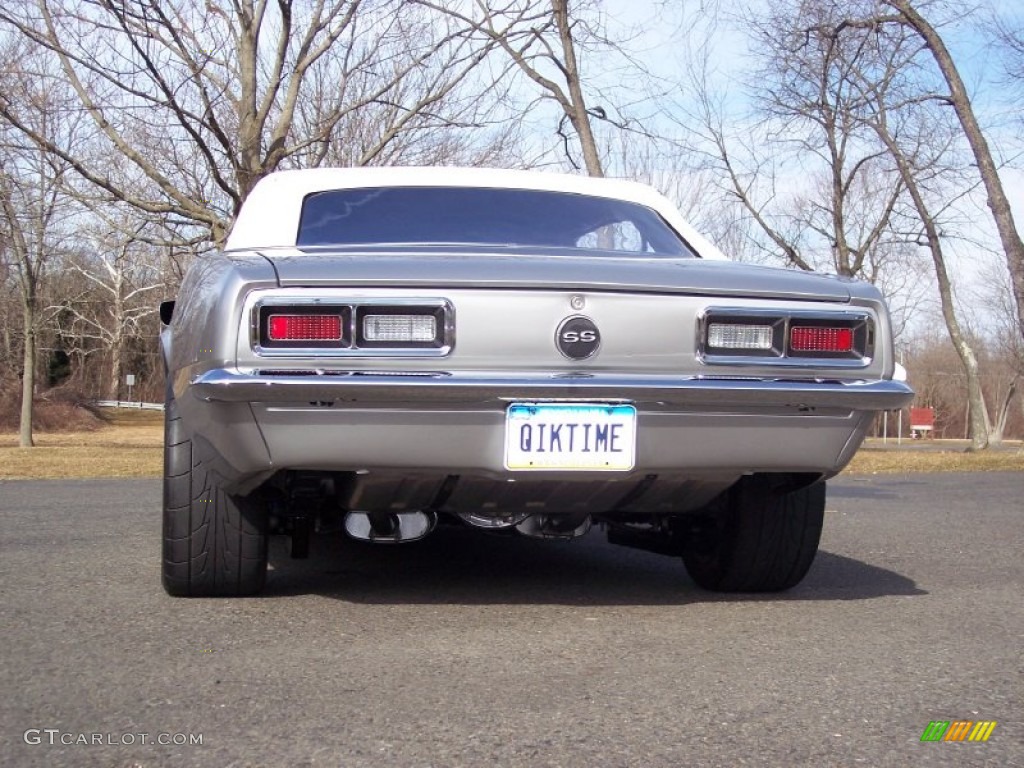 1968 Camaro Convertible - Blade Silver Metallic / Pearl Parchment Houndstooth photo #21