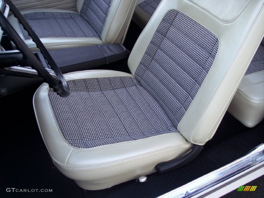 1968 Camaro Convertible - Blade Silver Metallic / Pearl Parchment Houndstooth photo #65