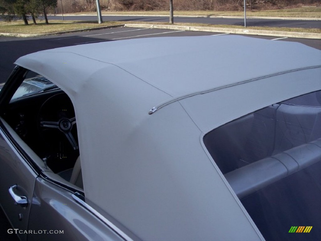 1968 Camaro Convertible - Blade Silver Metallic / Pearl Parchment Houndstooth photo #96