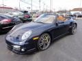 Dark Blue Metallic 2011 Porsche 911 Turbo S Cabriolet Exterior