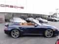 2011 Dark Blue Metallic Porsche 911 Turbo S Cabriolet  photo #7