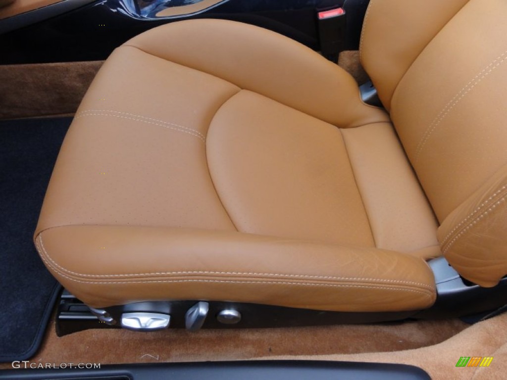2011 911 Turbo S Cabriolet - Dark Blue Metallic / Sand Beige photo #16