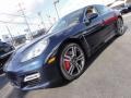 2012 Dark Blue Metallic Porsche Panamera Turbo  photo #3