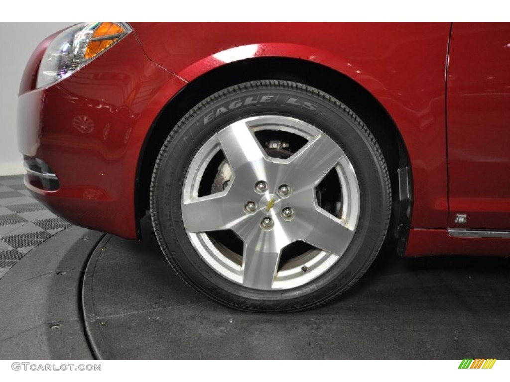 2009 Malibu LT Sedan - Red Jewel / Ebony photo #35