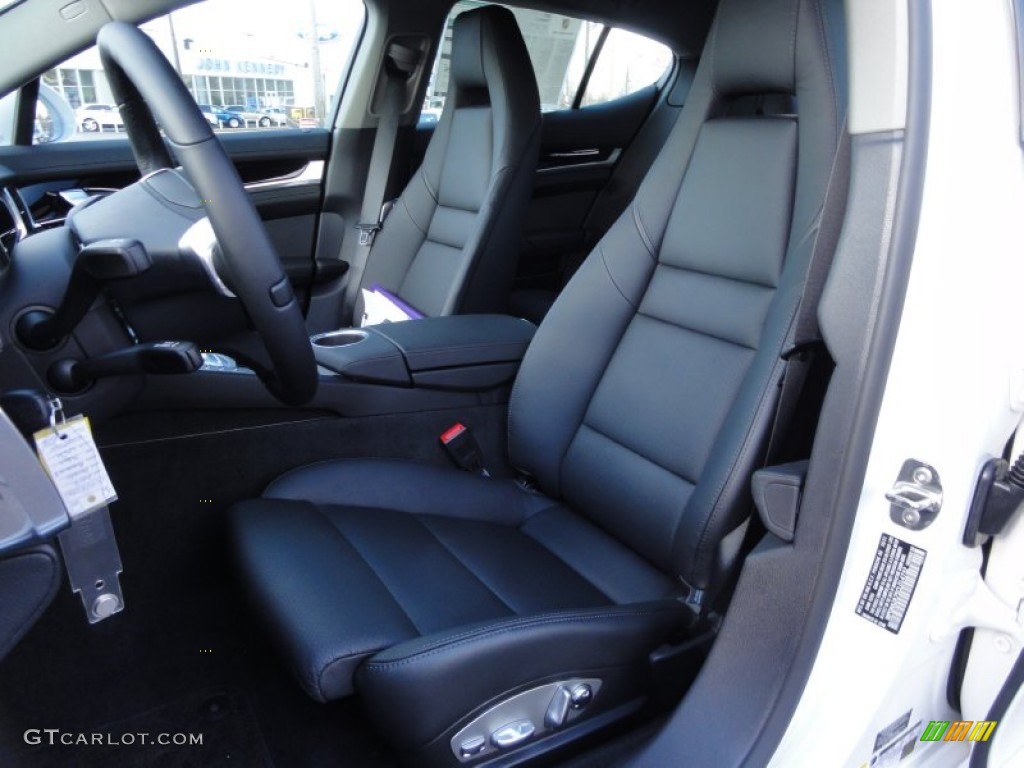 Black Interior 2012 Porsche Panamera 4 Photo #61414270