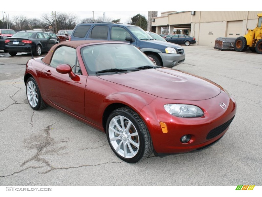 2006 MX-5 Miata Grand Touring Roadster - Copper Red Mica / Tan photo #1