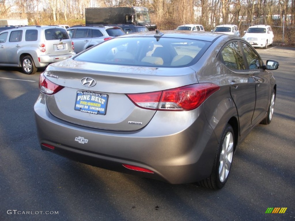 2012 Elantra Limited - Desert Bronze / Beige photo #4