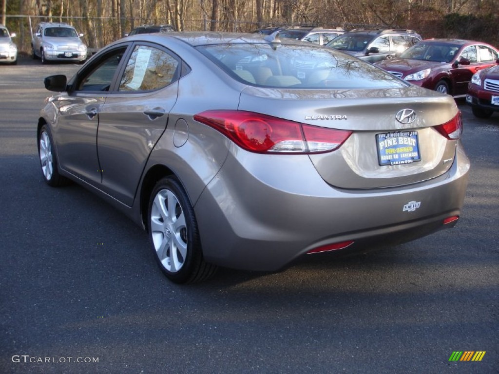 2012 Elantra Limited - Desert Bronze / Beige photo #6