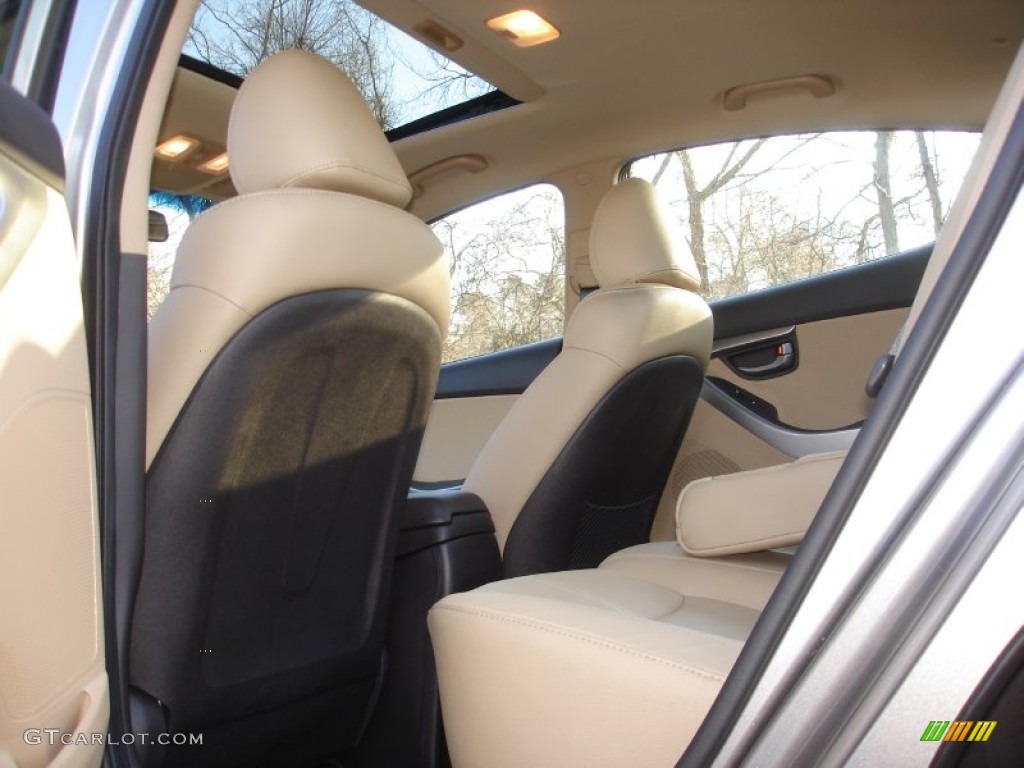 2012 Elantra Limited - Desert Bronze / Beige photo #11