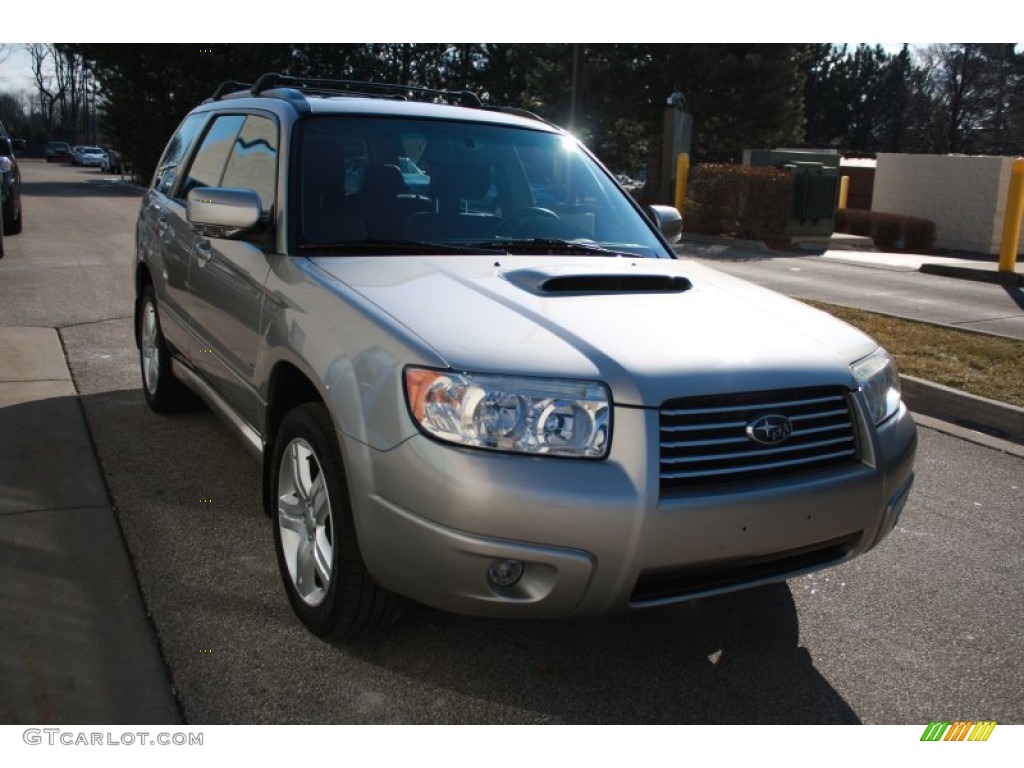 2007 Forester 2.5 XT Limited - Crystal Gray Metallic / Anthracite Black photo #1