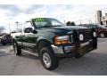 1999 Dark Hunter Green Metallic Ford F250 Super Duty XLT Regular Cab 4x4  photo #1