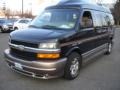 Black 2003 Chevrolet Express 1500 Passenger Conversion Van