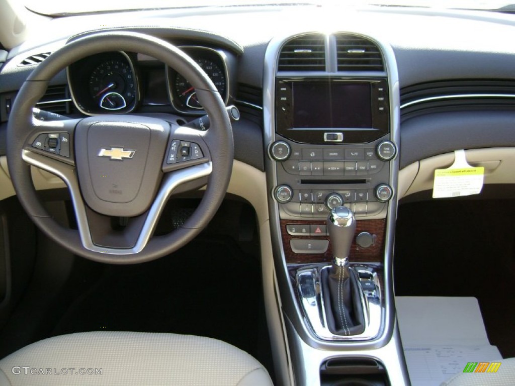 2013 Chevrolet Malibu ECO Jet Black/Titanium Dashboard Photo #61415710