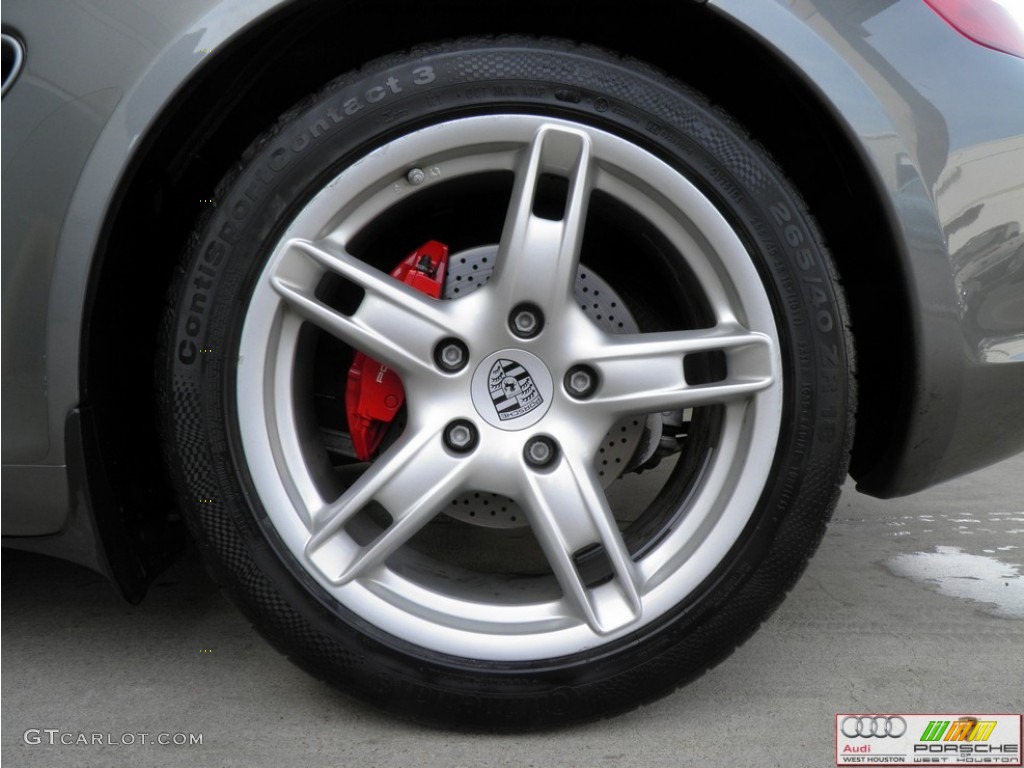 2008 Boxster S - Meteor Grey Metallic / Black photo #27