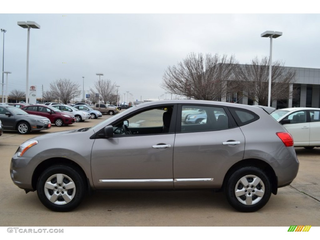2011 Rogue S AWD - Gotham Gray Metallic / Black photo #3