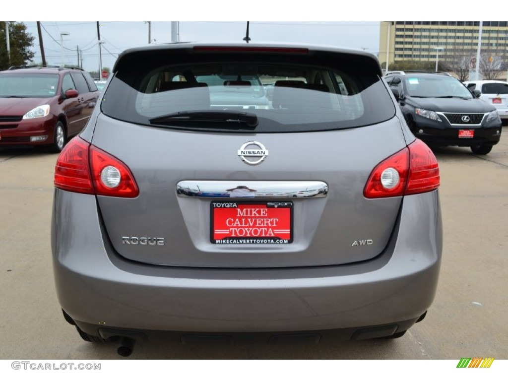 2011 Rogue S AWD - Gotham Gray Metallic / Black photo #4