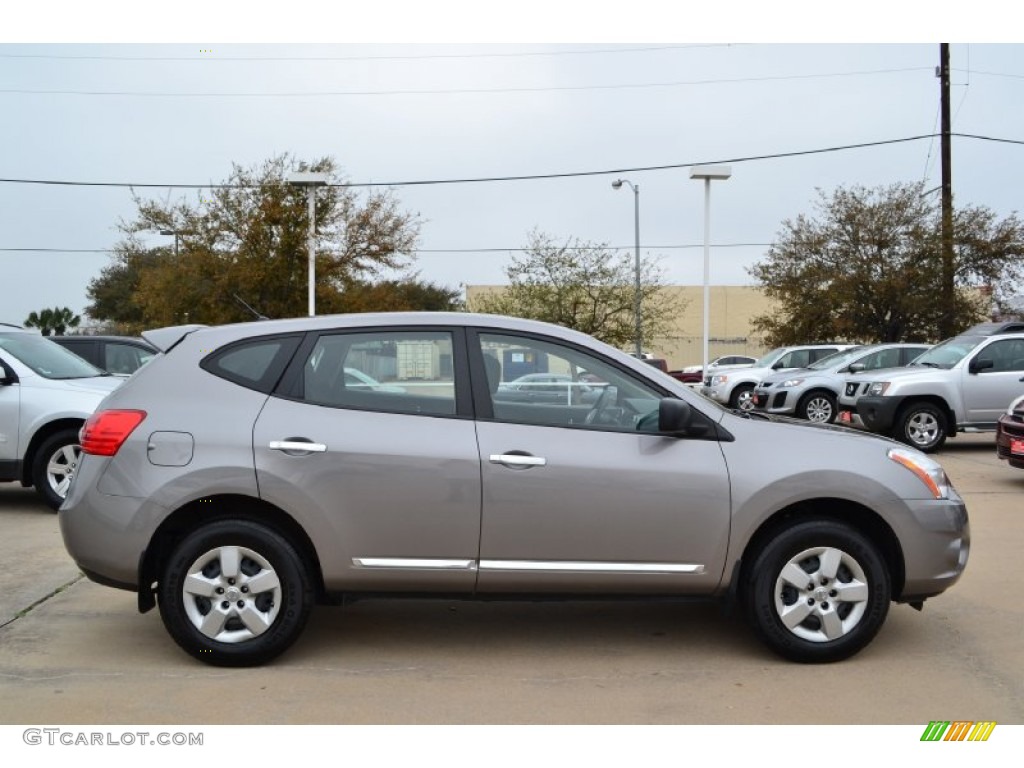 2011 Rogue S AWD - Gotham Gray Metallic / Black photo #5