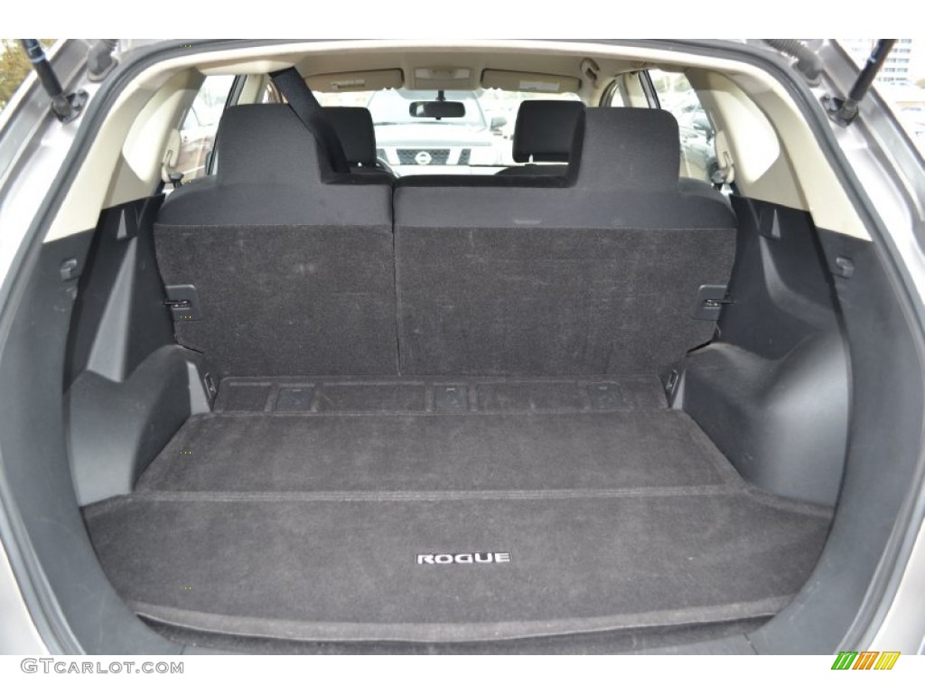 2011 Rogue S AWD - Gotham Gray Metallic / Black photo #11