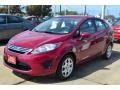 2011 Bright Magenta Metallic Ford Fiesta SE Sedan  photo #1