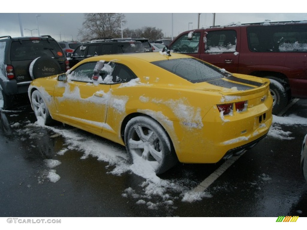 2010 Camaro SS Coupe - Rally Yellow / Black photo #3