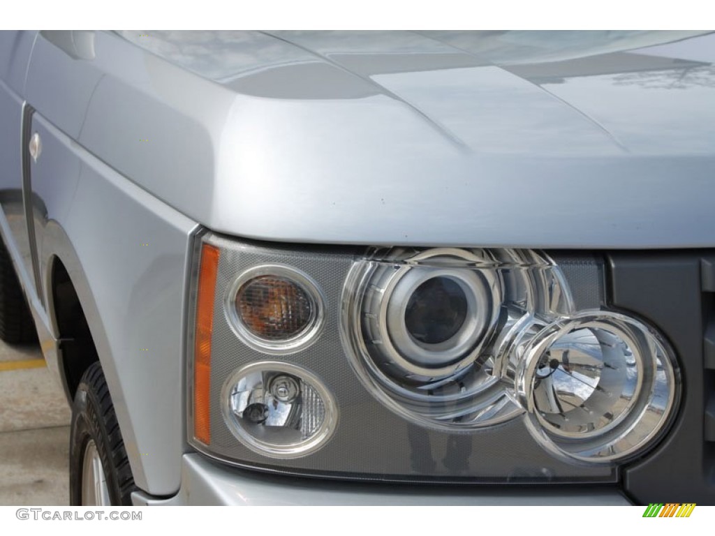 2007 Range Rover HSE - Zermatt Silver Metallic / Charcoal photo #12