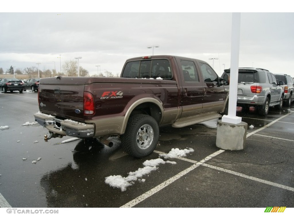 2004 F250 Super Duty King Ranch Crew Cab 4x4 - Chestnut Brown Metallic / Castano Leather photo #2