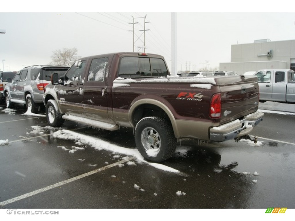 2004 F250 Super Duty King Ranch Crew Cab 4x4 - Chestnut Brown Metallic / Castano Leather photo #3
