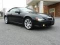 2005 Black Sapphire Metallic BMW 6 Series 645i Convertible  photo #2