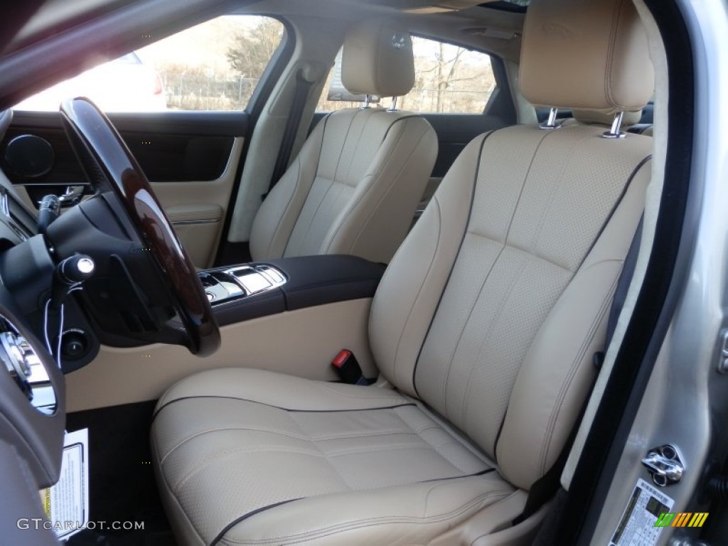 Cashew/Truffle Interior 2012 Jaguar XJ XJL Portfolio Photo #61420558