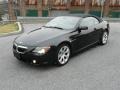 2005 Black Sapphire Metallic BMW 6 Series 645i Convertible  photo #53