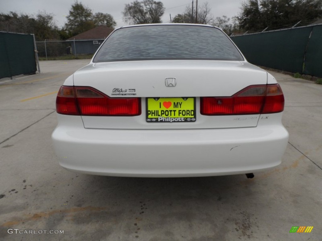 1998 Accord LX Sedan - Taffeta White / Ivory photo #4