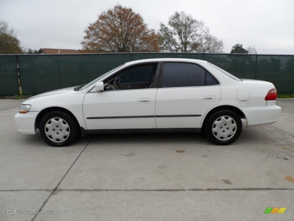 1998 Accord LX Sedan - Taffeta White / Ivory photo #6