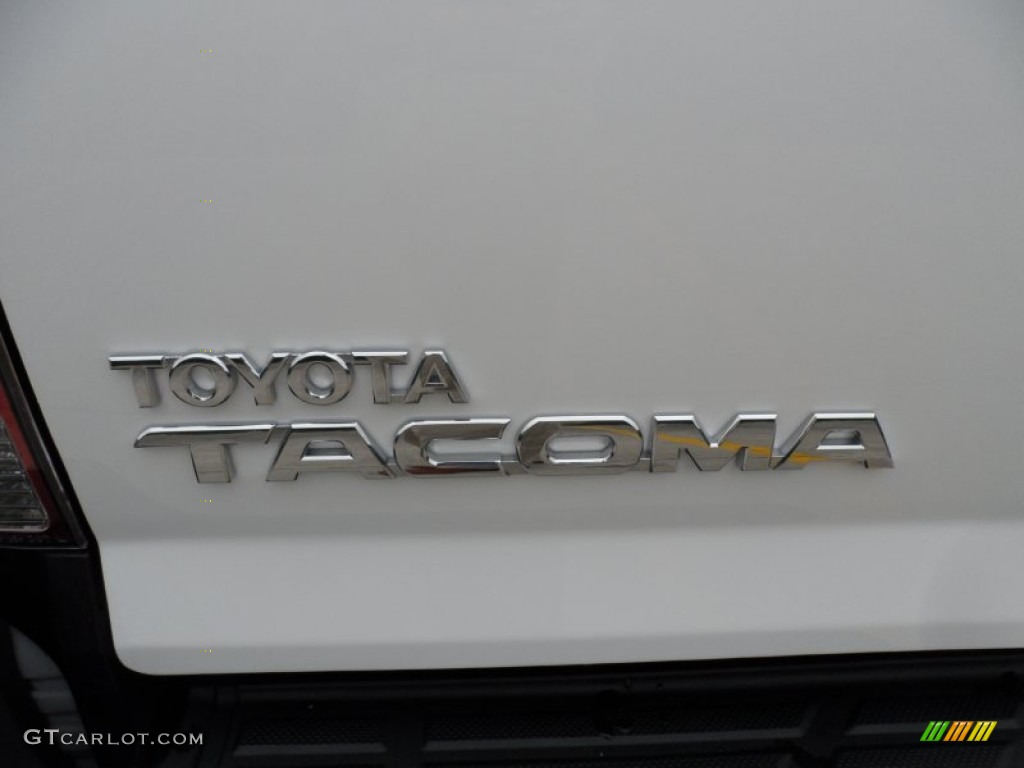2012 Tacoma V6 SR5 Prerunner Double Cab - Super White / Graphite photo #18