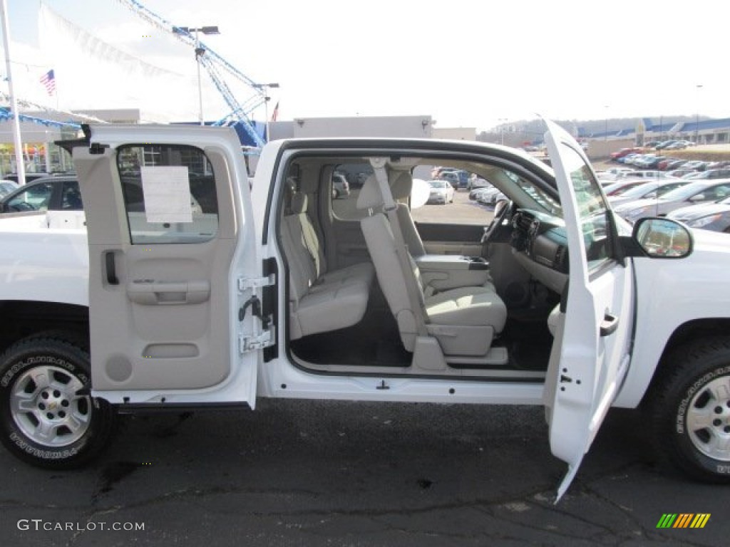 2008 Silverado 1500 LT Extended Cab 4x4 - Summit White / Light Titanium/Ebony Accents photo #13