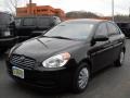 2006 Ebony Black Hyundai Accent GLS Sedan  photo #1