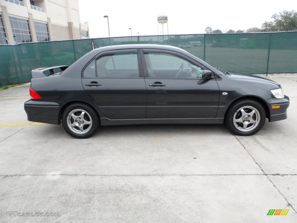 2002 Lancer OZ Rally - Thunder Gray Metallic / Black photo #2